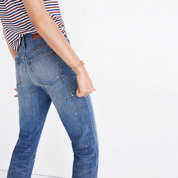 Madewell Denim - NWT Madewell slim boyjean: painter edition